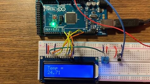 Thumbnail for Temperature sensor with screen tutorial