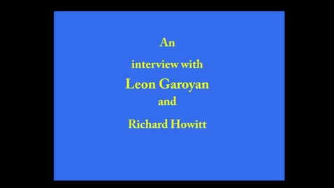 Thumbnail for Leon Garoyan