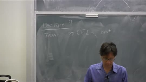 Thumbnail for ECS-120 Lecture 09 10-25-12