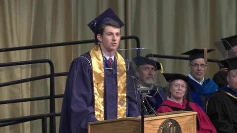 Thumbnail for 2015 College of Ag &amp; Environmental Sciences Student Speaker - John Piasta