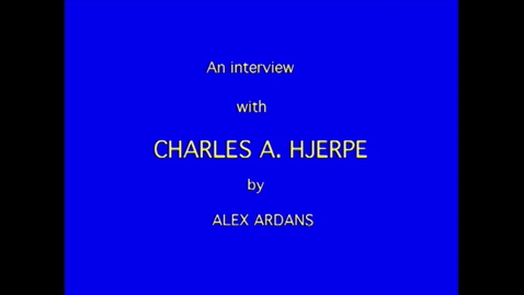 Thumbnail for Charles Hjerpe