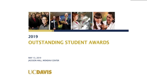 Thumbnail for entry 2019 Student Awards Ceremony - May 13, 2019