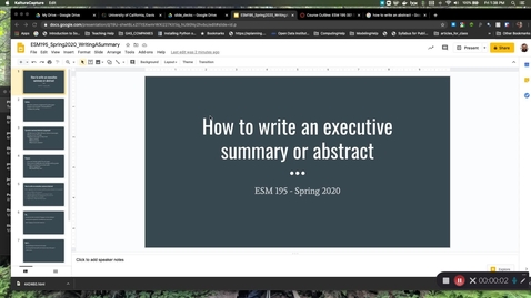 Thumbnail for entry ESM195_Spring2020_WritingAbstracts