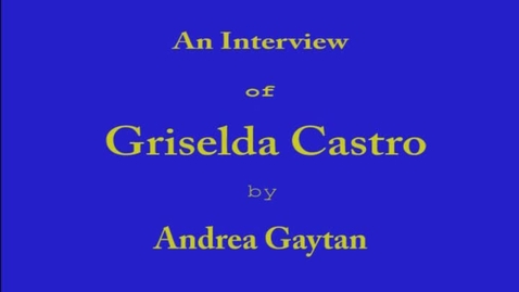 Thumbnail for Griselda Castro