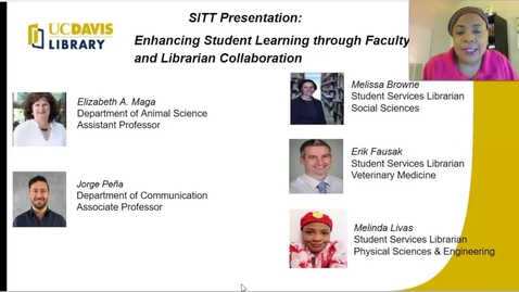 Thumbnail for entry SITT 2020 Faculty Talk - Enhancing Student Learning through Faculty and Librarian Collaboration