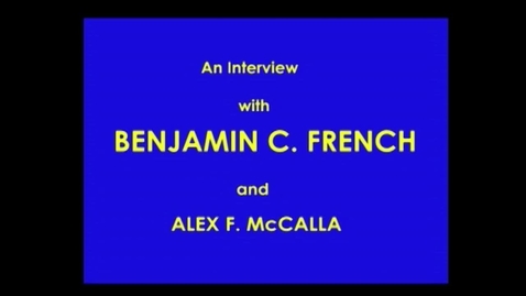 Thumbnail for Benjamin French