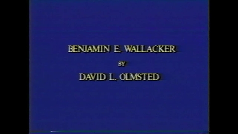 Thumbnail for Benjamin Wallacker