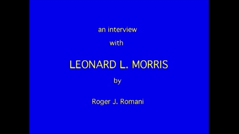 Thumbnail for Leonard Morris