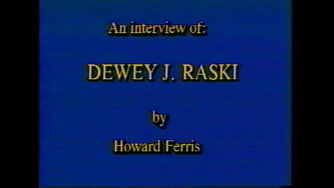 Thumbnail for Dewey Raski