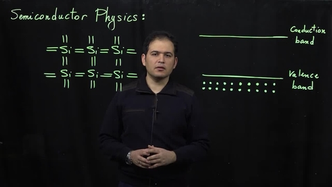 Thumbnail for entry Basics of Semiconductor Physics (Part 2: Electrons and Holes)