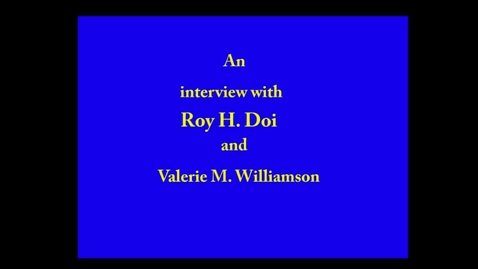 Thumbnail for entry Roy Doi