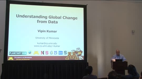 Thumbnail for entry Computer Science Distinguished Lectures 2012-13: Vipin Kumar 02-14-13