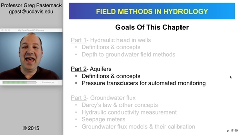 Thumbnail for entry HYD151: Groundwater Measurement, part 2