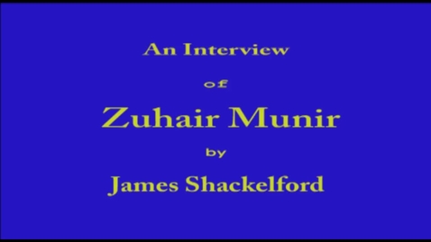 Thumbnail for entry Zuhair Munir