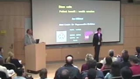Thumbnail for Storer Lecture - Ian Wilmut 03-14-2008