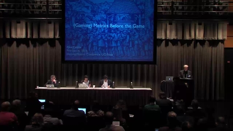 Thumbnail for entry Gaming Metrics - Gaming the Game Across the Board Panel (02-04-2016)
