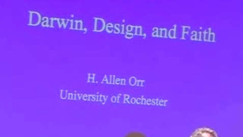 Thumbnail for entry Storer Lecture - Allen Orr 04-20-2009