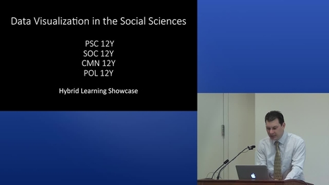 Thumbnail for Data Visualization in the Social Sciences | 2015 UC Davis Online and Hybrid Learning Showcase