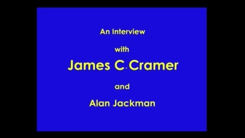 Thumbnail for entry James Cramer