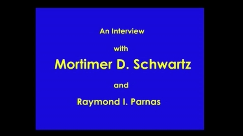 Thumbnail for entry Mortimer Schwartz