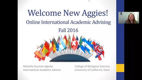 Thumbnail for First-Year International Student Webinar - College of Biological Sciences July 6, 2016