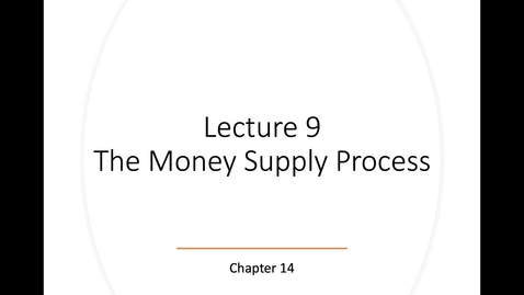 Thumbnail for ECN 135: Lecture 9, Part 1