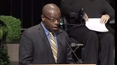 Thumbnail for 2010 Fall Convocation - Darin Latimore - 09/22/2010