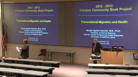 Thumbnail for entry Book Project 2012-13: Transnational Migration &amp; Health&quot;: 11-28-12