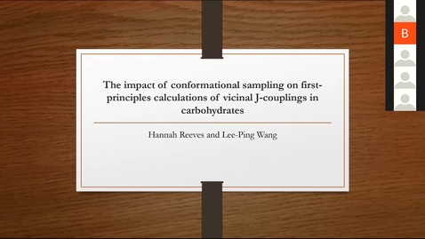 Thumbnail for Hannah Reeves Research Talk (2020 Larock Conference, Physical/Analytical Presentation #1)
