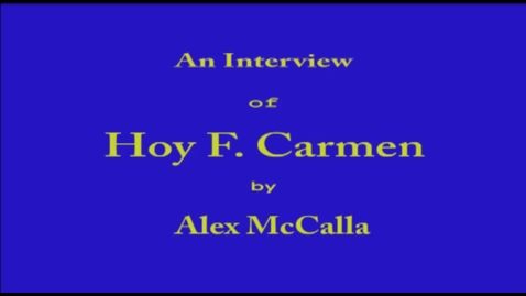 Thumbnail for Hoy Carmen