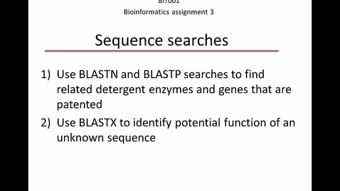 Thumbnail for entry Bioinformatics assignment 3__2020