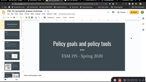 Thumbnail for entry ESM195_Spring2020_PolicyGoals_PolicyTools