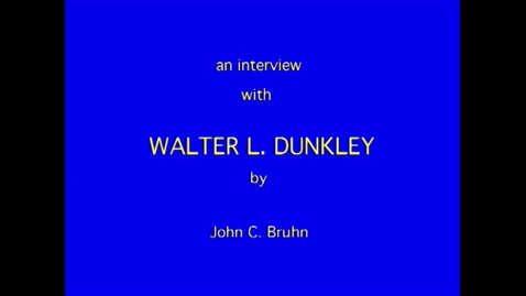 Thumbnail for entry Walter Dunkley