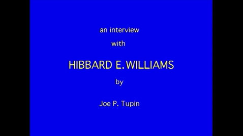 Thumbnail for Hibbard Williams
