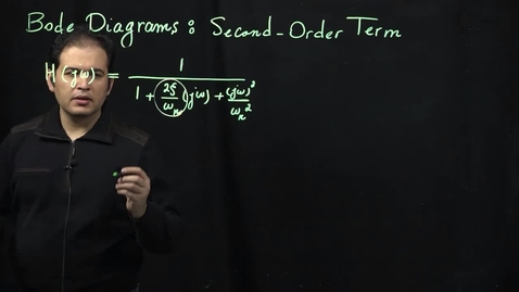 Thumbnail for entry Bode Diagrams (Part 7): Second-Order Terms (continued)