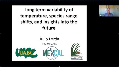 Thumbnail for entry BML - Dr. Julio Lorda: Long term variability of temperature, species range shifts, and insights into the future