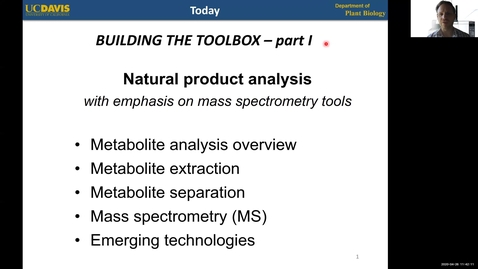 Thumbnail for entry PLB298 Lecture#5-METABOLITE ANALYSIS