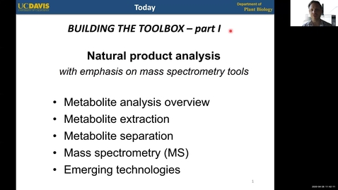 Thumbnail for PLB298 Lecture#5-METABOLITE ANALYSIS