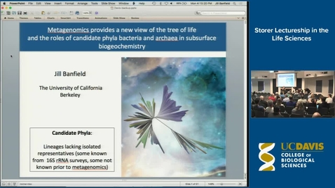 Thumbnail for Storer Lecture - Jill Banfield 5-7-18