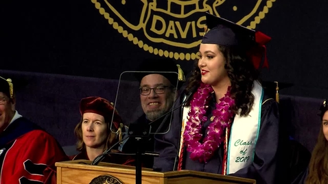 Thumbnail for 2019 Letters &amp; Science Student Speaker 7PM - Olivia Luchini - June 15, 2019