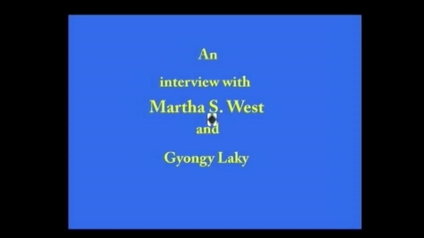 Thumbnail for Martha  West