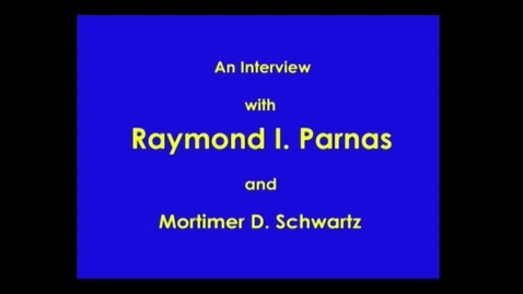 Thumbnail for entry Raymond Parnas