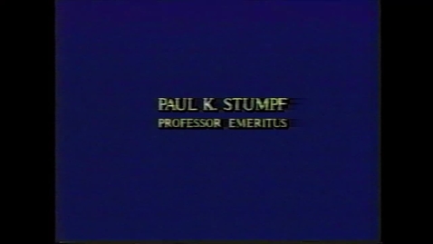 Thumbnail for entry Paul Stumpf