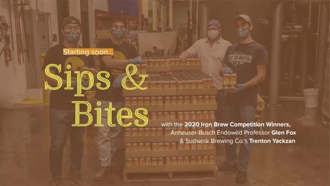 Thumbnail for Sips and Bites 2020 Iron Brew Winners