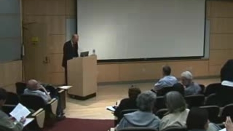Thumbnail for Storer Lecture  - Richard Lifton 04-16-2008