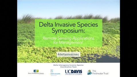 Thumbnail for entry 2019 Delta Invasive Species Symposium: Welcome Introduction