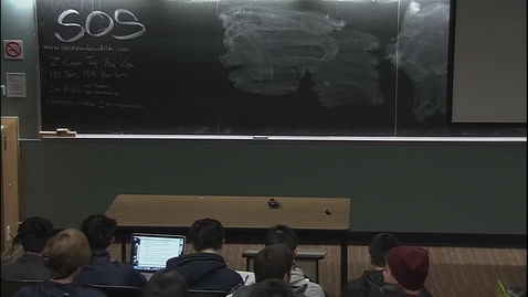Thumbnail for ECS40: 2015-01-21 11:00 UNIX processes and signals, circular references in header files, P1
