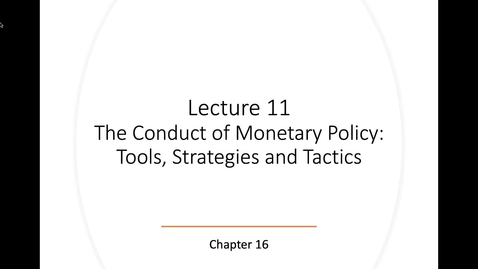 Thumbnail for ECN 135: Lecture 11, Part 1