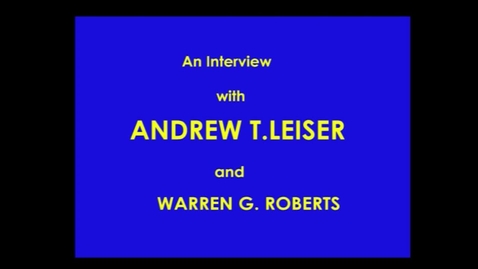 Thumbnail for Andrew Leiser