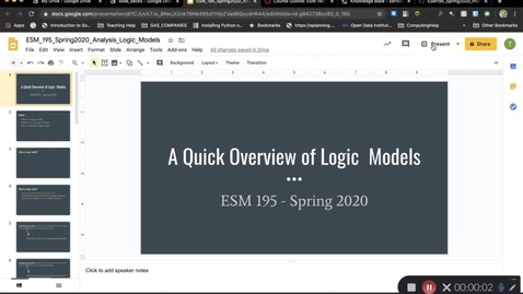 Thumbnail for entry ESM195_Spring2020_LogicModels